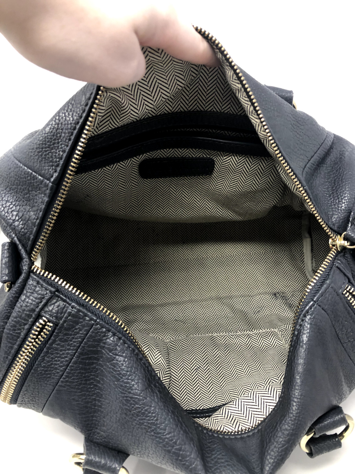 Steve Madden Dark Gray Shoulder Hand Bag Purse