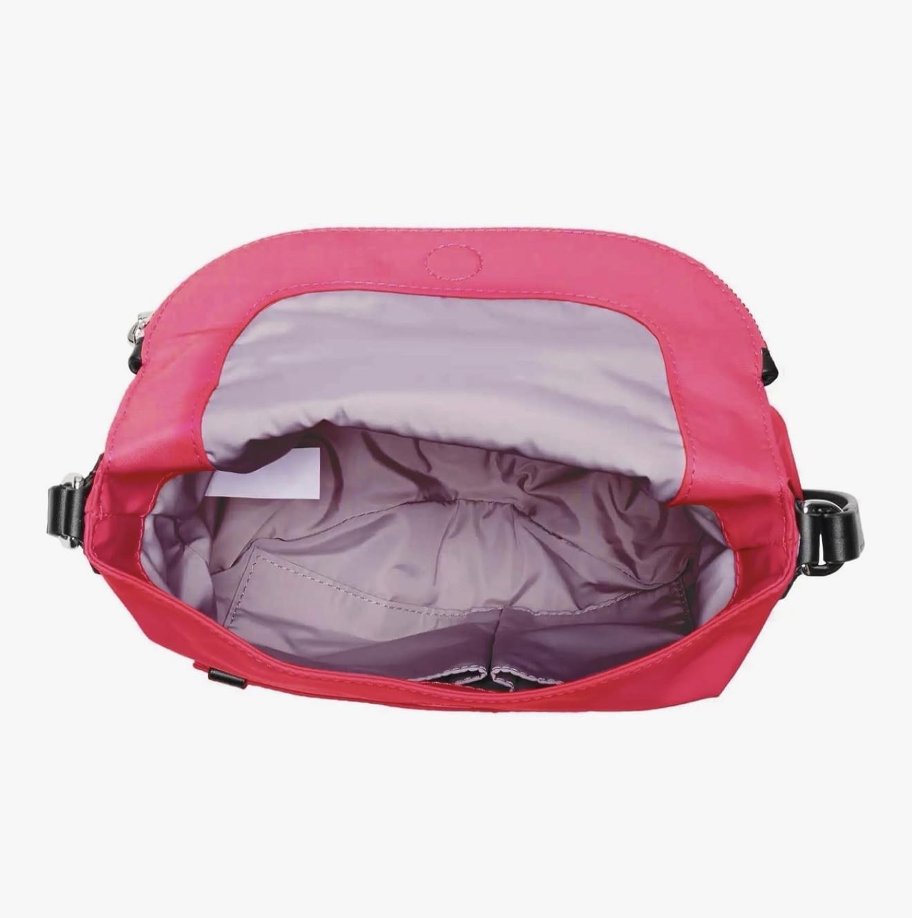 Marc Jacobs Preppy Nylon MiniNatasha Crossbody Bag (HOT PINK)