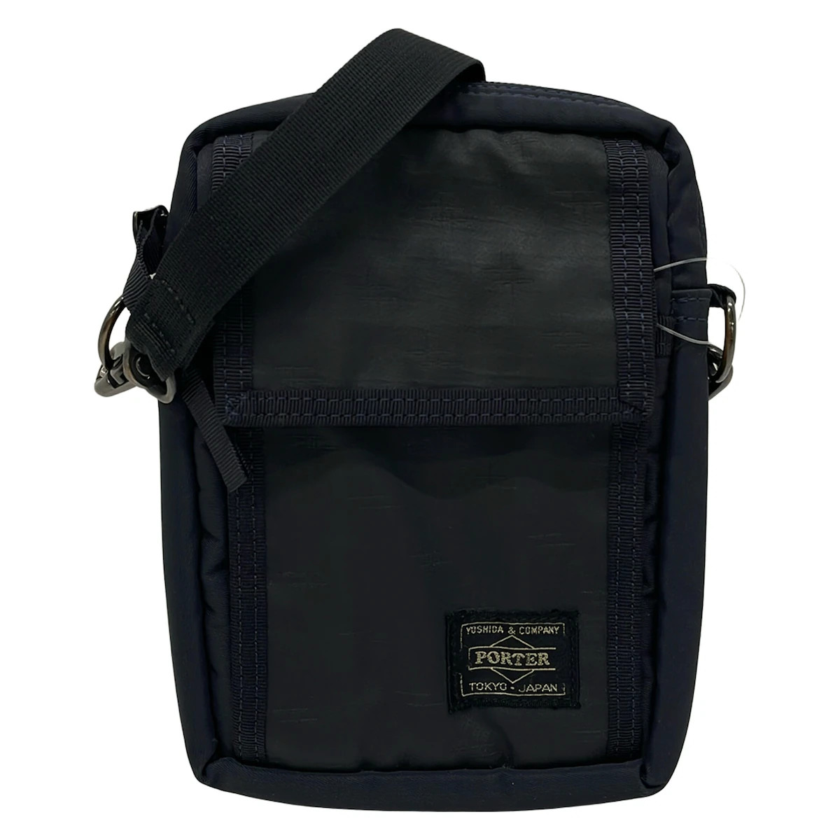 Porter /Yoshida Dark Navy Dark Gray Nylon Shoulder Bag