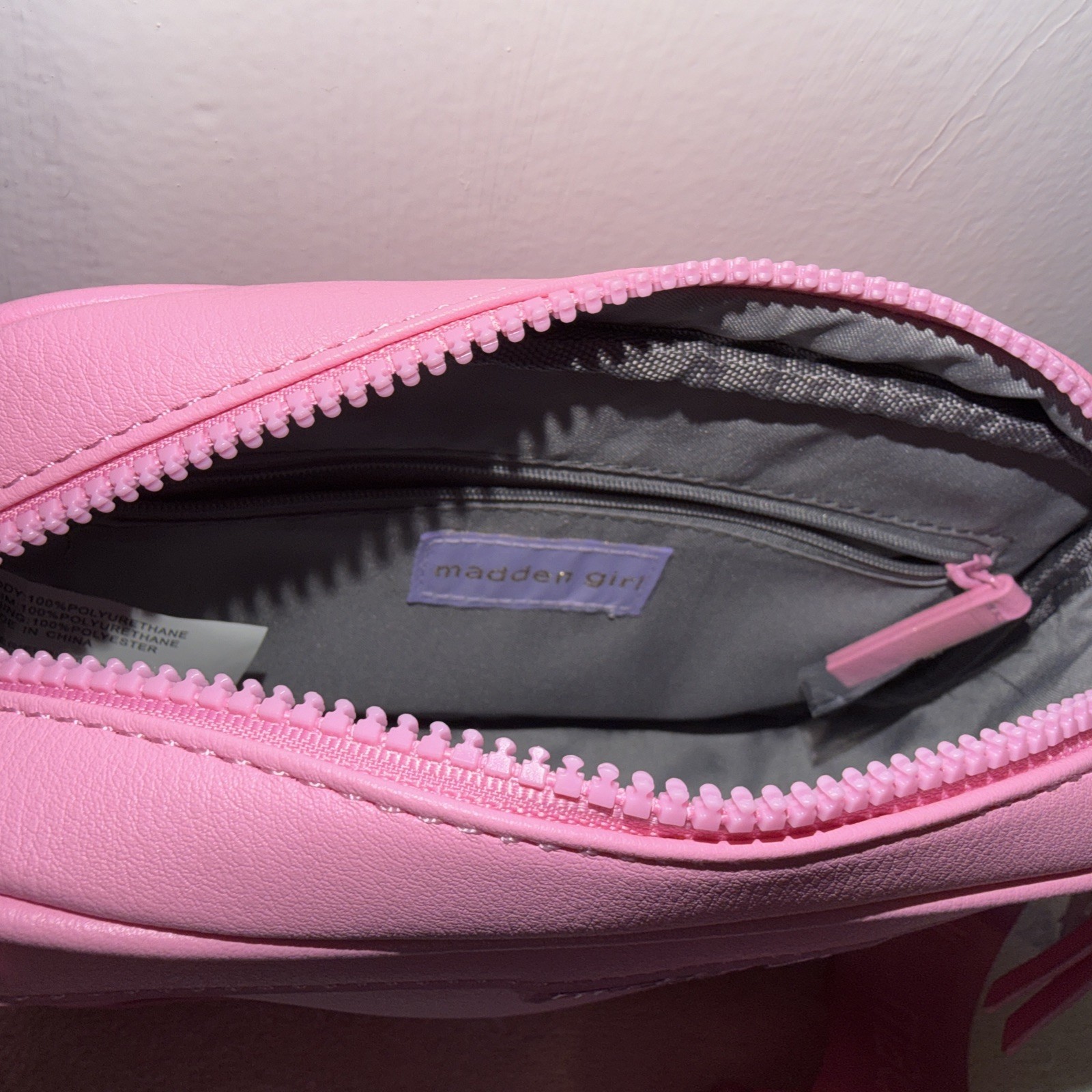 Madden Girl Pink Modular Crossbody Bag Includes Removable Strap Mini Pouch. NWT