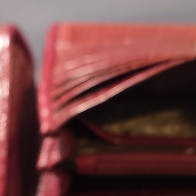 Brighton Red Mock Croc Leather Small Crossbody Organizer Bag Purse