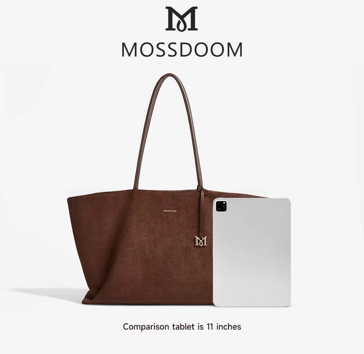 Free Shippng – MOSSDOOM Large Tote Bag PU Leather Fabric