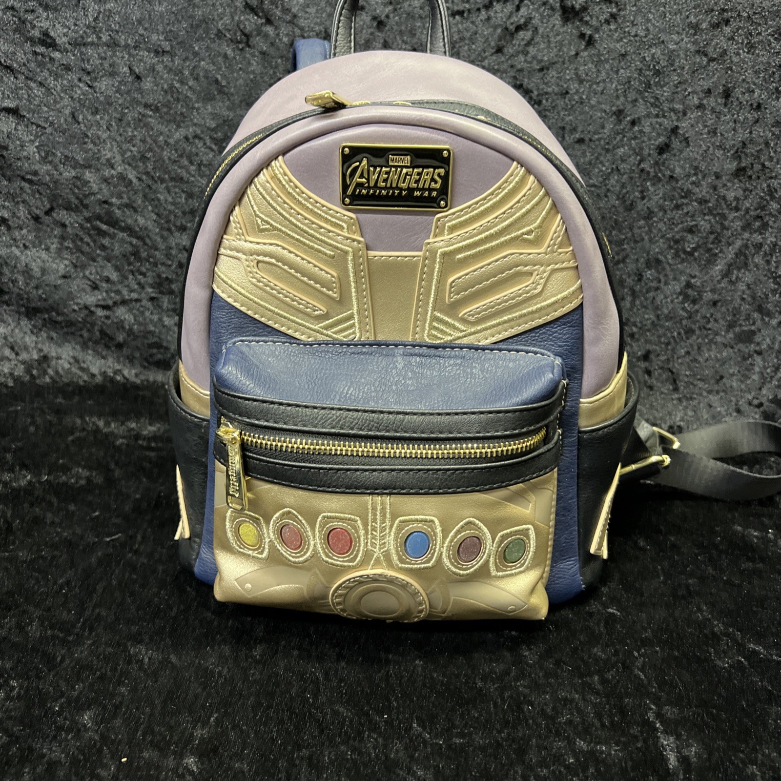 Disney Loungefly Marvel Thanos Infinity Gauntlet Small Backpack