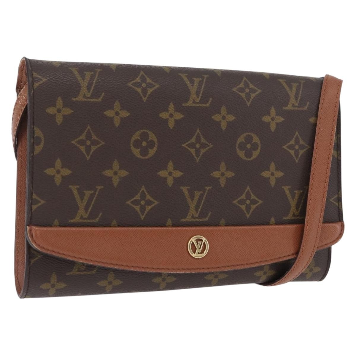 LOUIS VUITTON Monogram Bordeaux 24 Shoulder Bag M51798 LV Auth 173731
