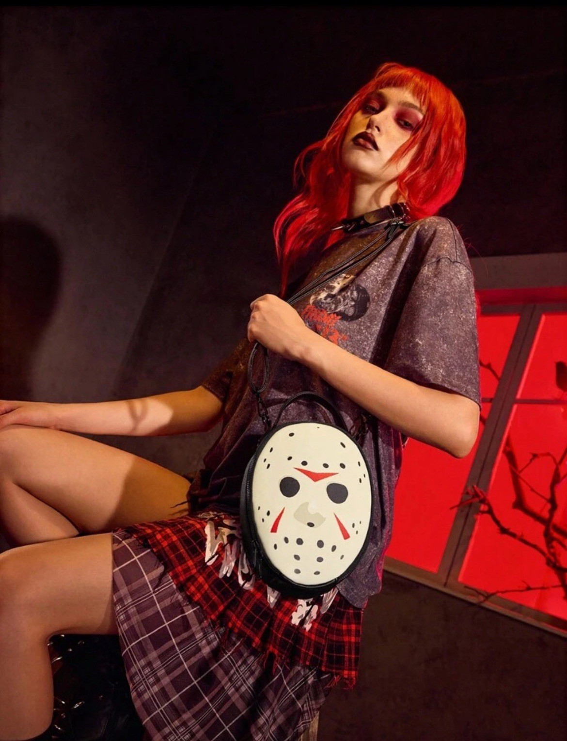 New 9” FRIDAY THE 13th Purse JASON VOORHEES Crossbody Bag HOCKEY HORROR Handbag