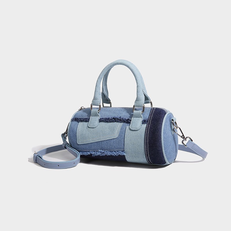 RIVERICH Denim Purse Patchwork Crossbody Shoulder Bags for Women Evening Handbag