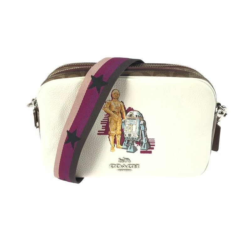 COACH Star Wars Collaboration Camera Bag F88008 white pocket Used unisex