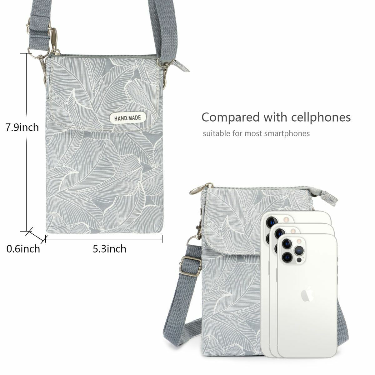 Women Small Cross-body Cell Phone Case Shoulder Bag Purse Pouch Handbag Wallet