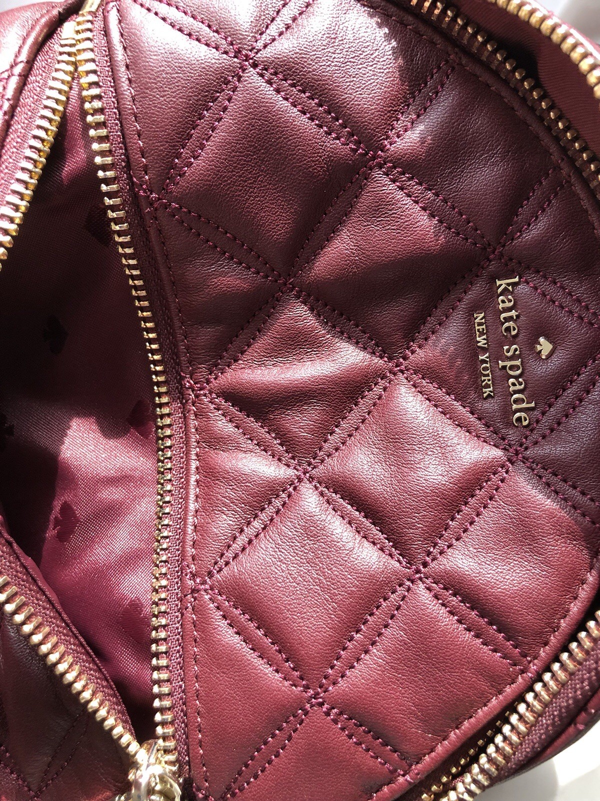 NWT Kate Spade Mini Convertible Backpack Crossbody Bag Natalia Cherry Wood