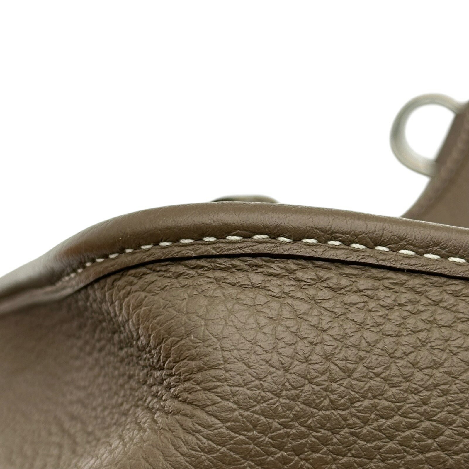 Hermes Evelyne TPM Shoulder Bag Taurillon Clemence Leather Etoupe Z Stamp 99