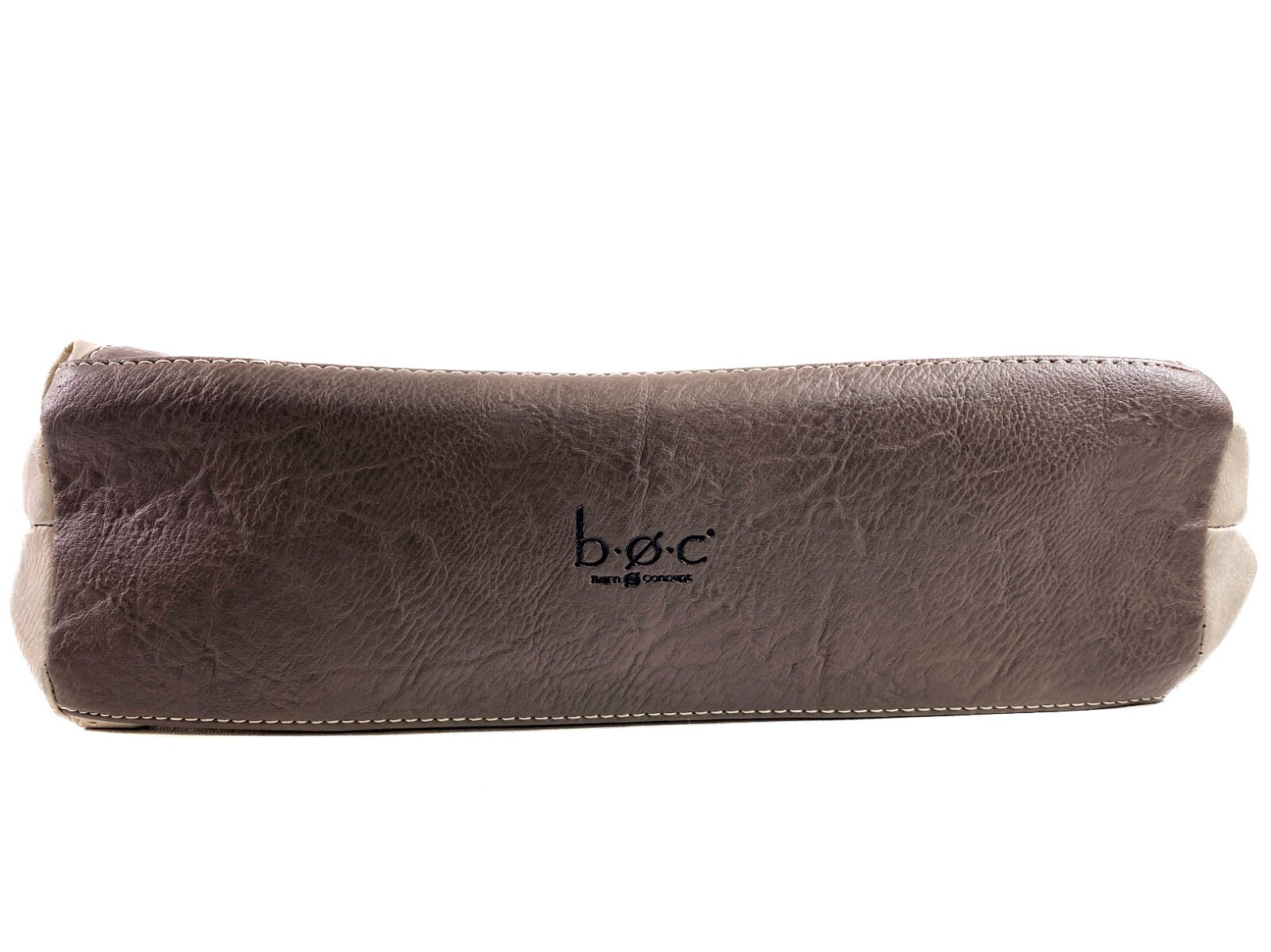 BOC Born Concept Women Brown Gray Greige Top Handle Bag Power Bank Pockets