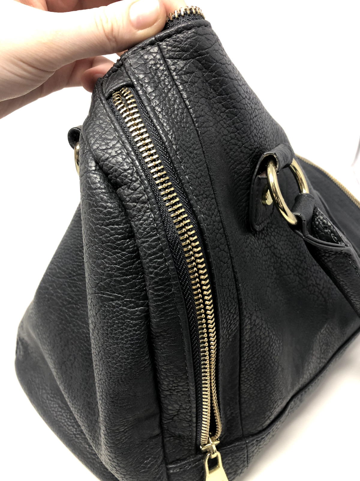 Steve Madden Dark Gray Shoulder Hand Bag Purse