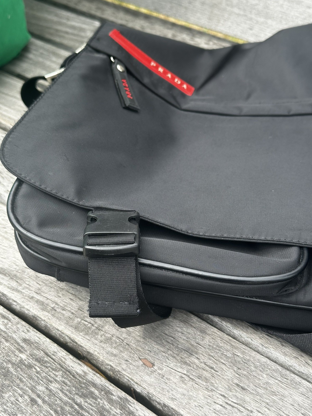 Vintage Prada Crossbody Messenger Bag