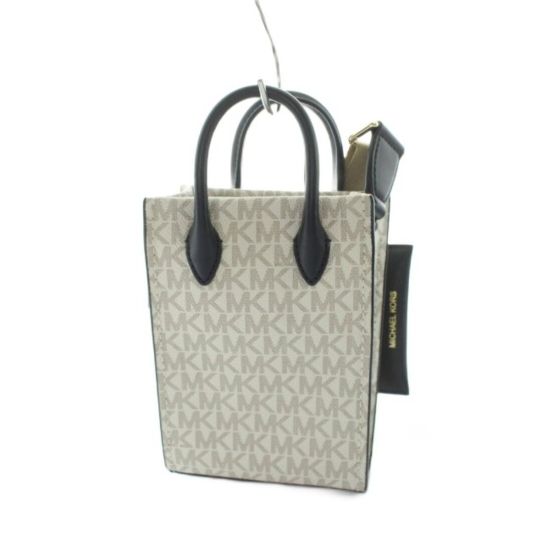 Michael Kors Shoulder Bag Crossbody Pochette MK Pattern Logo PVC Leather Used a5