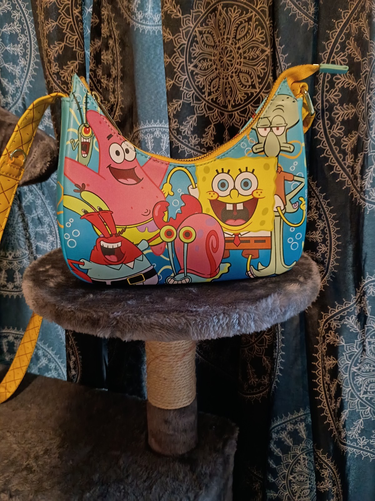 loungefly crossbody bag SpongeBob and friends