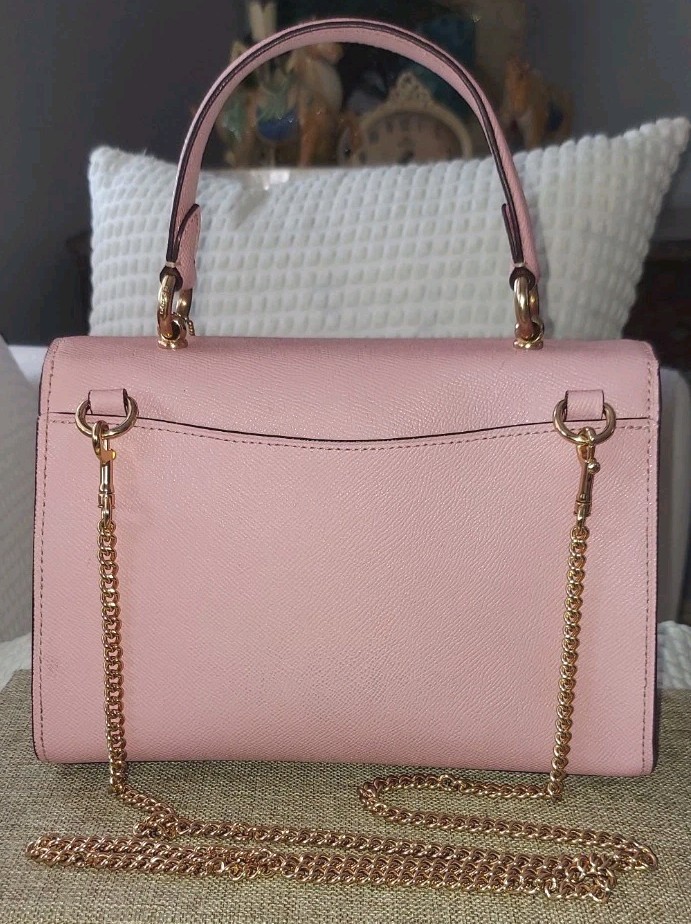 Coach Tilly Satchel Crossbody in Powder Pink