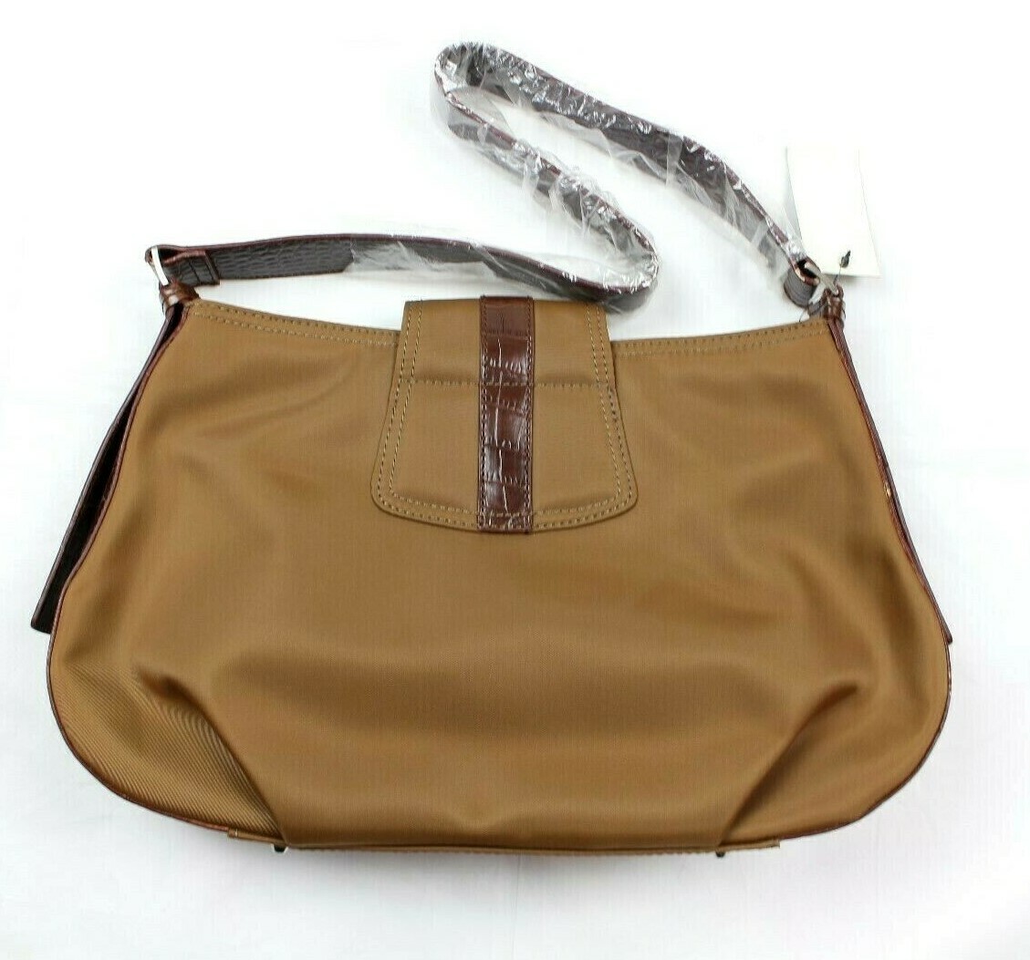 Maxx New York Women’s Brown Faux Leather Shoulder Handbag
