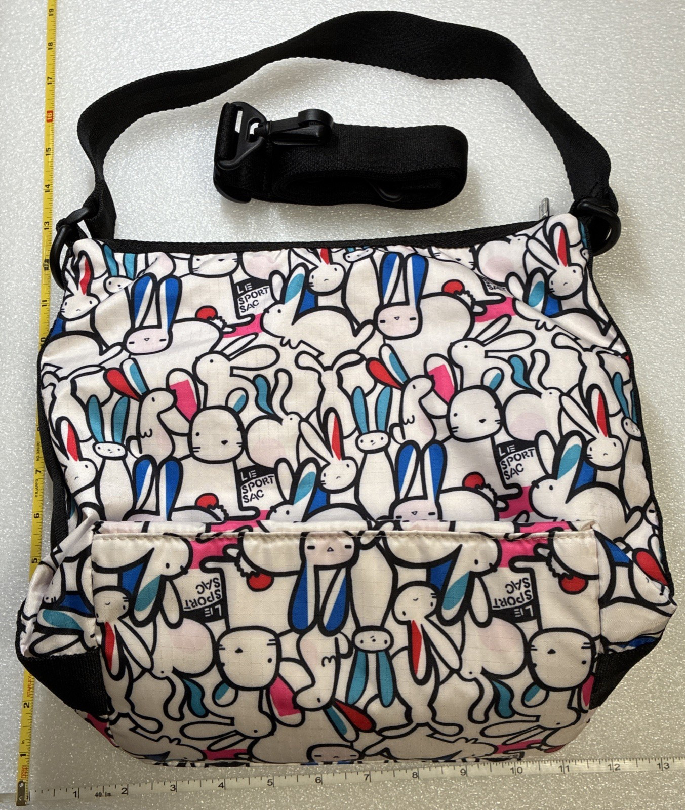LeSportsac Playful Bunnies Bucket Bag, used