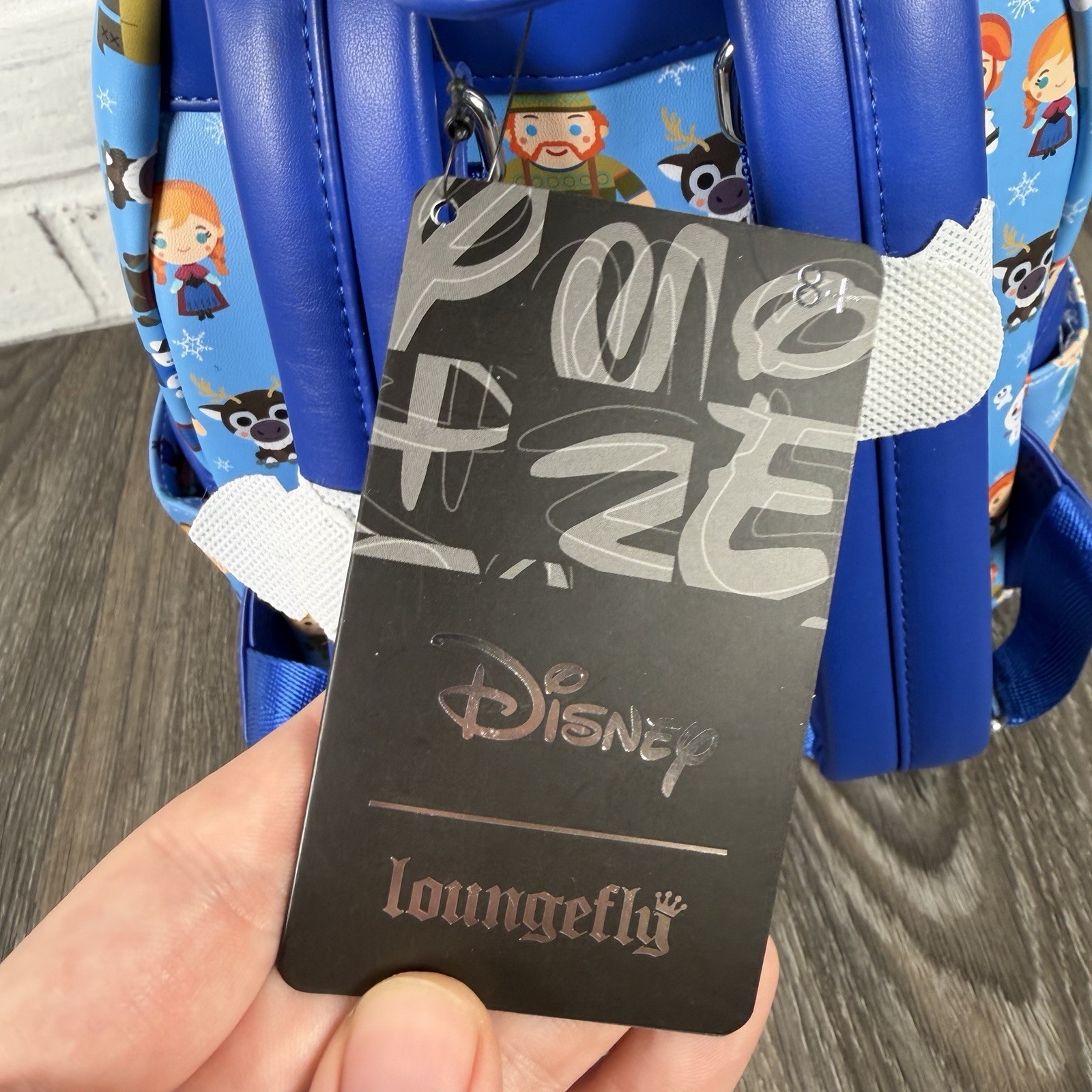 Loungefly Disney Frozen Chibi Characters All Over Print AOP Mini Backpack New