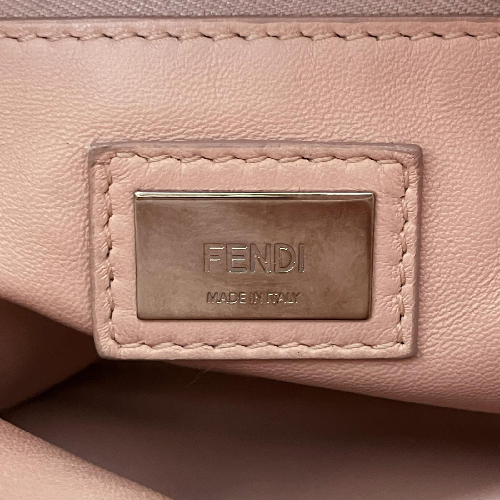 Fendi Peekaboo Mini Leather Flower 2way Shoulder Handbag 8BN244 r42_0725