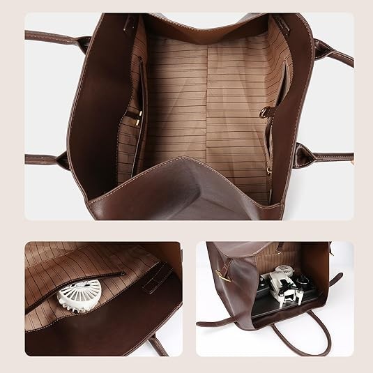 Tote Bag for Women, Leather Tote Purse Hand Bags Laptop Bag Travel Business Offi