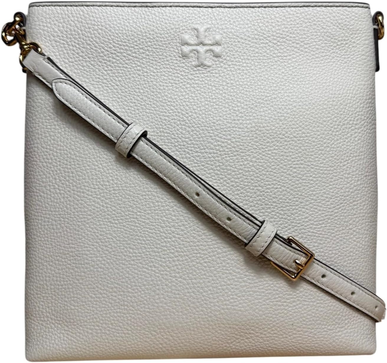 Tory Burch Womens Ivory White Thea Swingpack Leather Crossbody Bag , TB-128