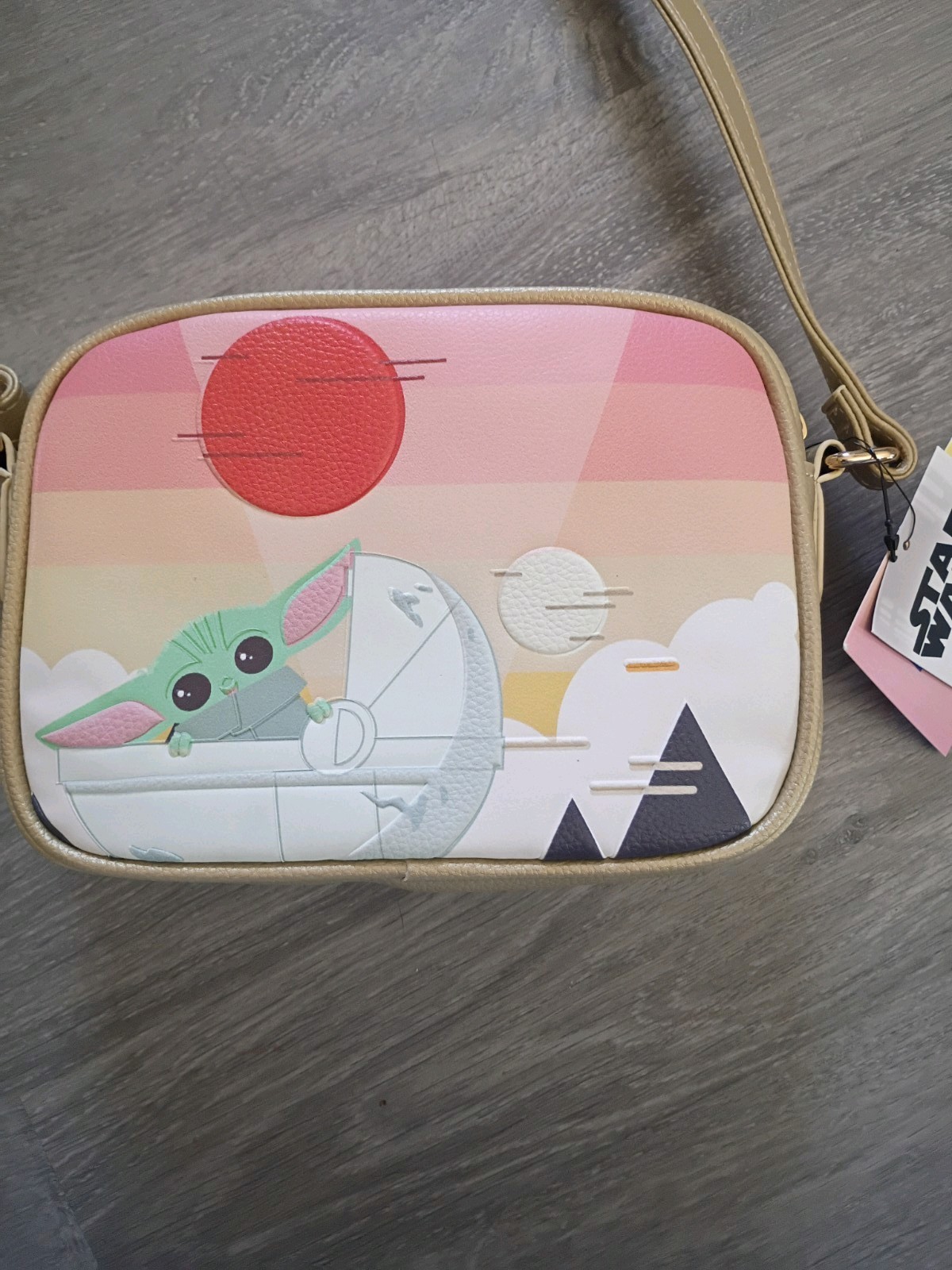 STAR WARS Dani Danielle Nicole Mandalorian BABY YODA GROGU CROSSBODY NEW W/TAGS