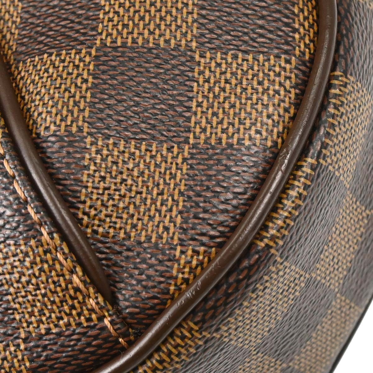 Best06/ Louis Vuitton Damier Thames PM Hobo Handbag N48180 MI3043 TQ00040