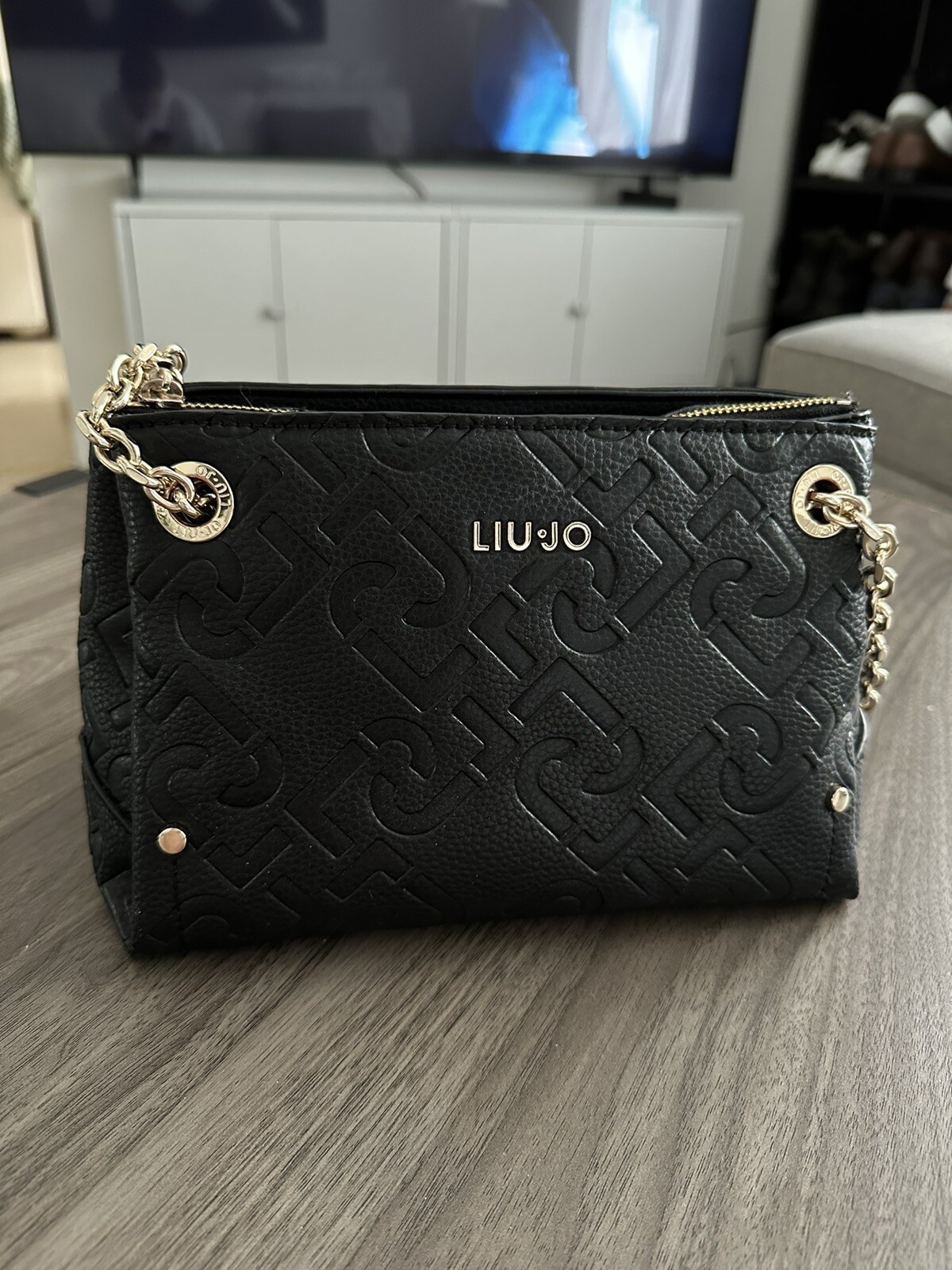 Stunning Liu Jo Quilted Embellished Crossbody Bag NWTs