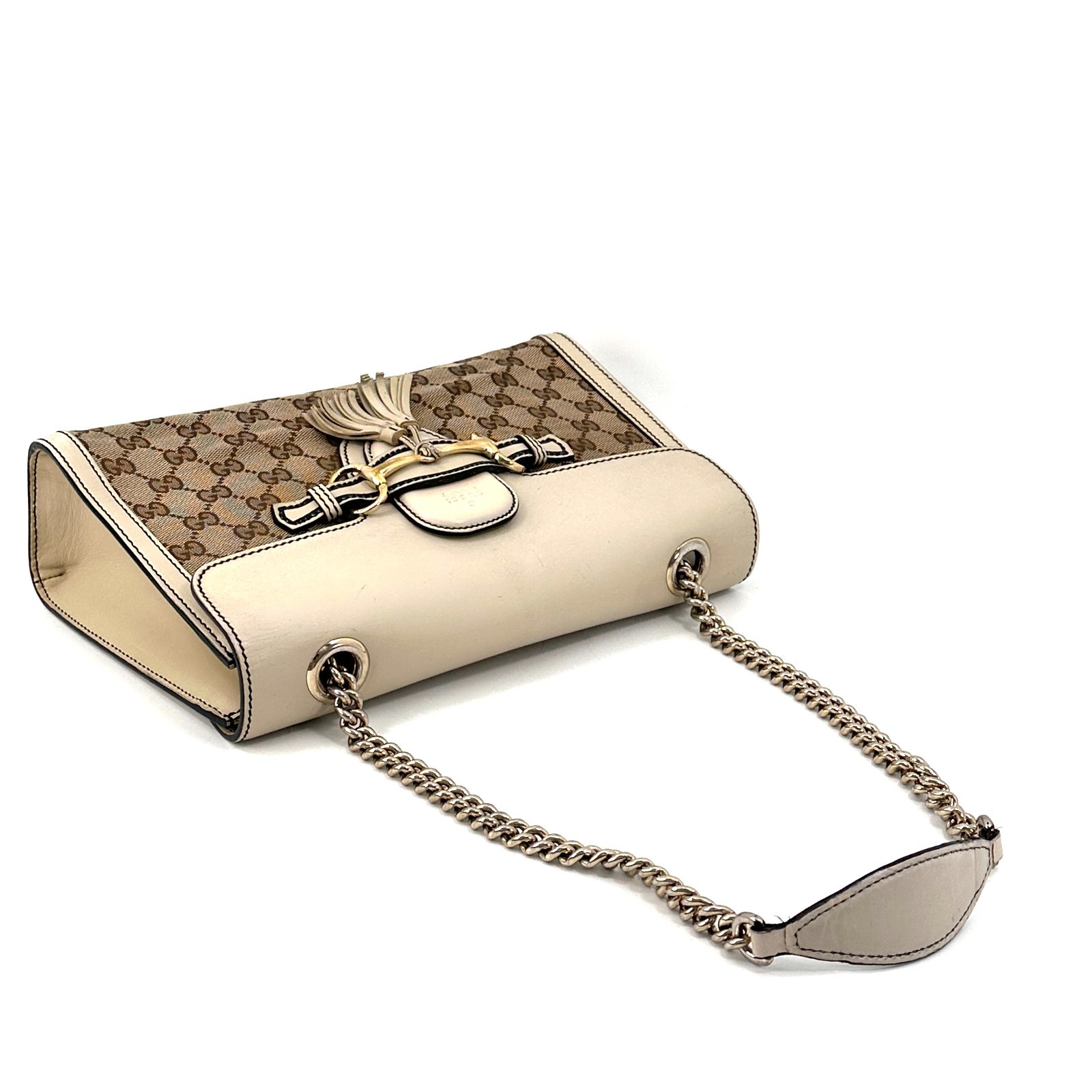 GUCCI Emily GG Shoulder Bag Auth