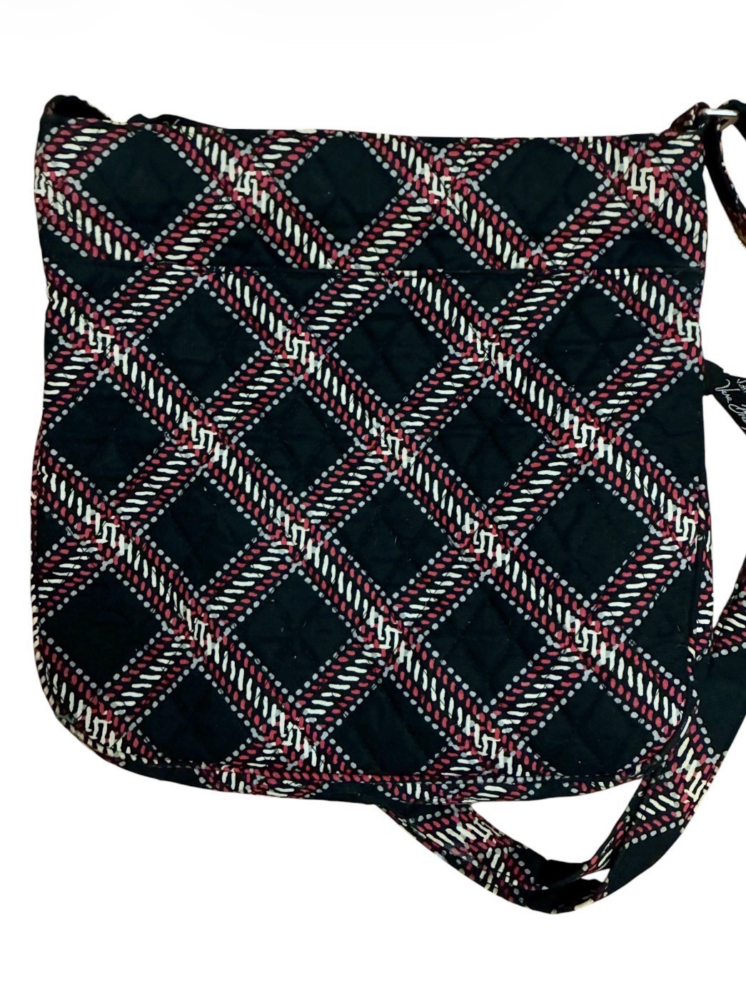 Vera Bradley Canterberry Magenta Triple Zip Hipster Crossbody & Turnlock Wallet