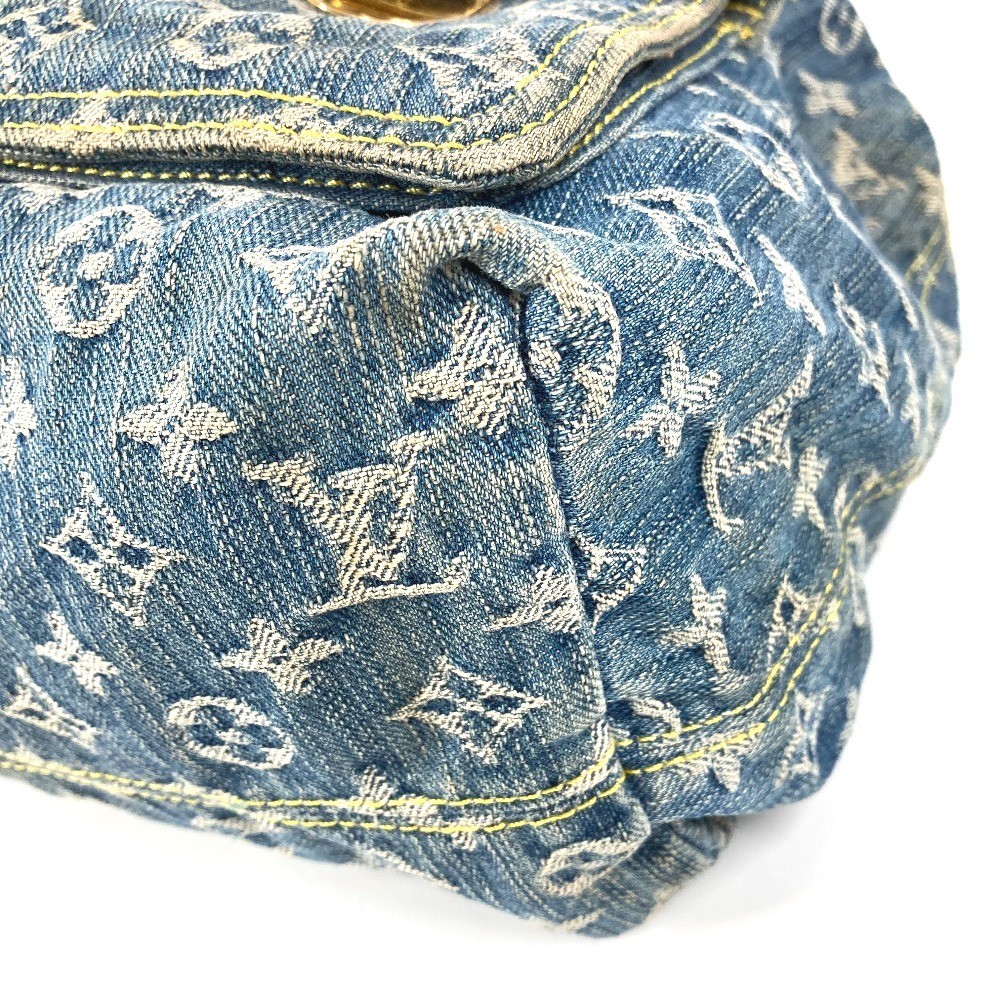 LOUIS VUITTON M95056 Sac Ado GM Backpack Monogram Denim Canvas blue