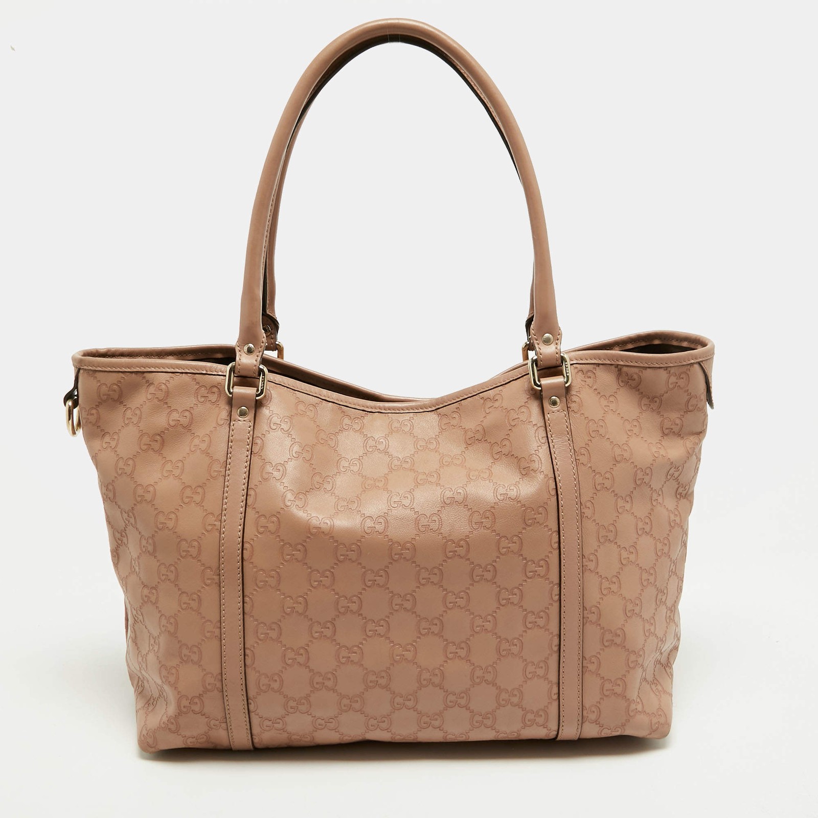 Gucci Joy Medium Old Rose Guccissima Leather Tote