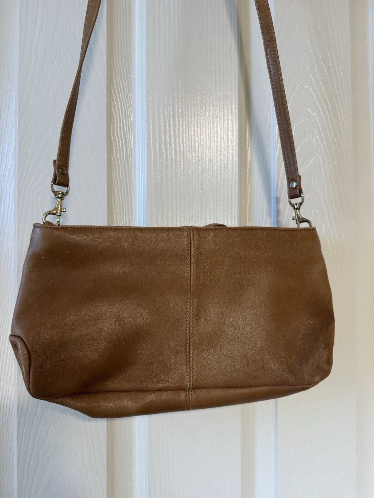 Vintage Levi’s Brown Genuine Leather Crossbody Bag Levi Strauss & Co