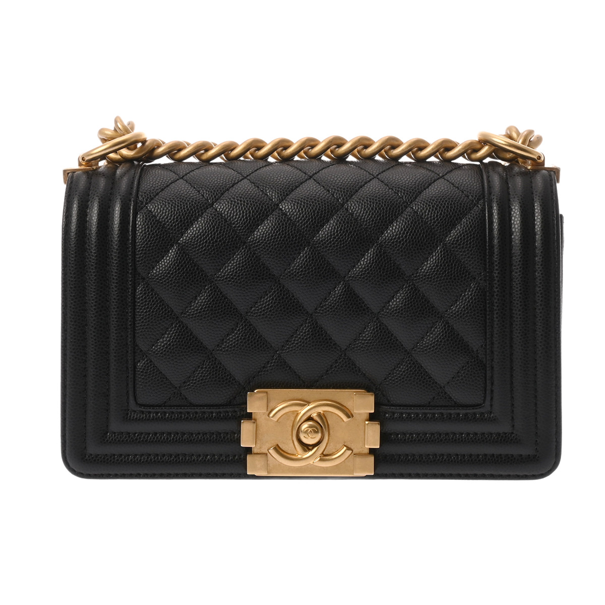 CHANEL Small Handbag 7.9″ A67085 Boy chanel black Women Shoulder Bag