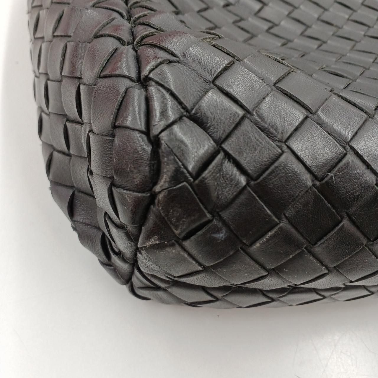 BOTTEGA VENETA BRIEFCASE INTRECCIATO 113095-V4651-1000BK TEAR INSIDE Used