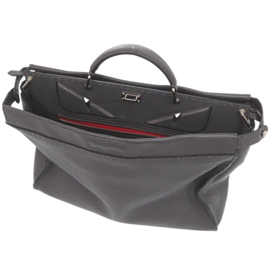 FENDI Bag: Selleria Peekaboo Monster Bugs Eye Gray W41H29D17cm w/strap;