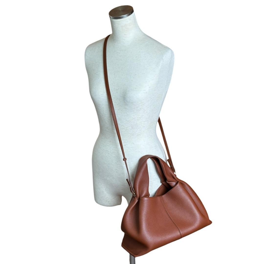 POLENE Numero Neuf 2WAY Handbag Calf Leather