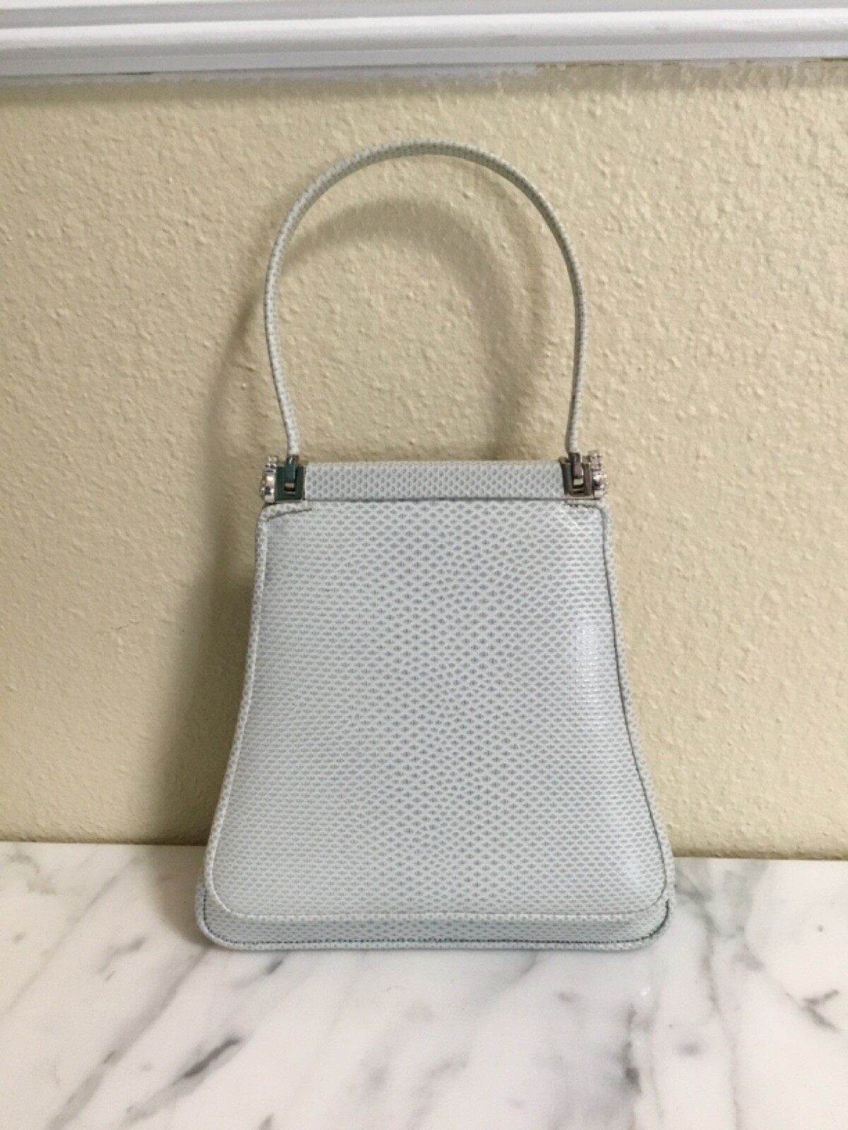 Vintage Judith Leiber Lizard Purse with Accessories