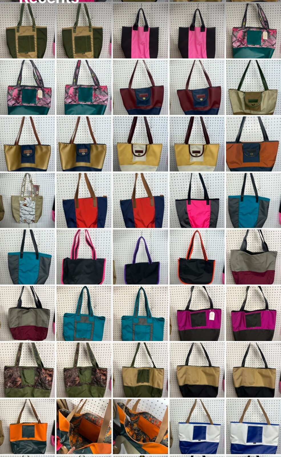 Wholesale Lot – 146 Custom Made Cordura/Nylon Tote Bags, Some with Leather