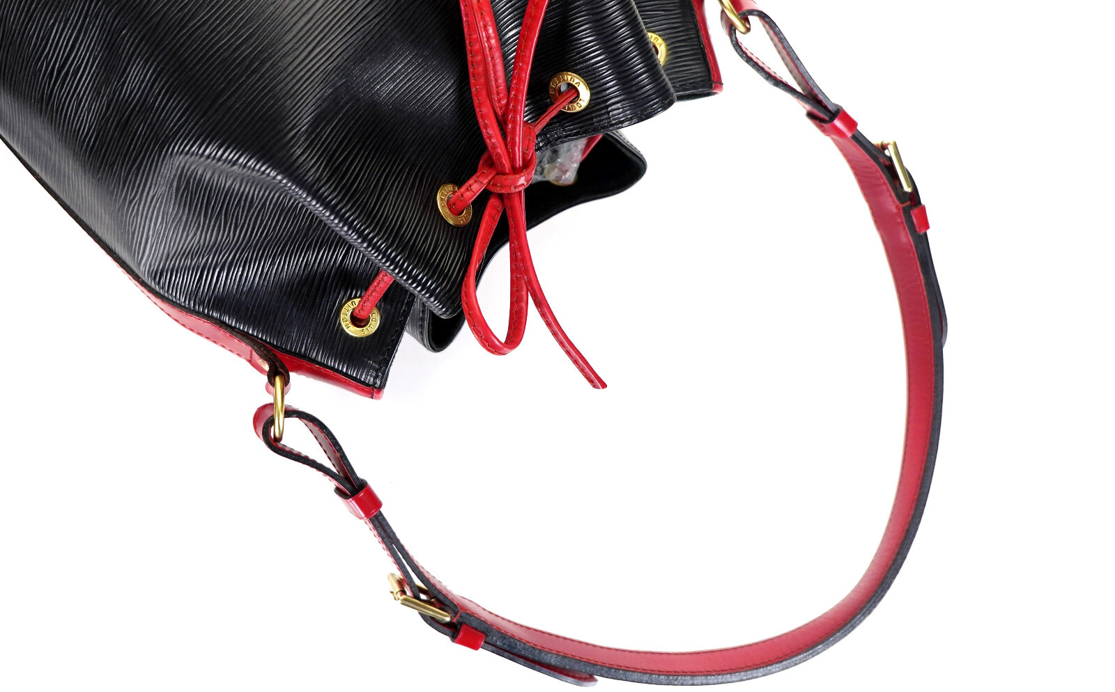 Authentic LOUIS VUITTON Noe GM Black Epi Leather Shoulder Bag France Excellent