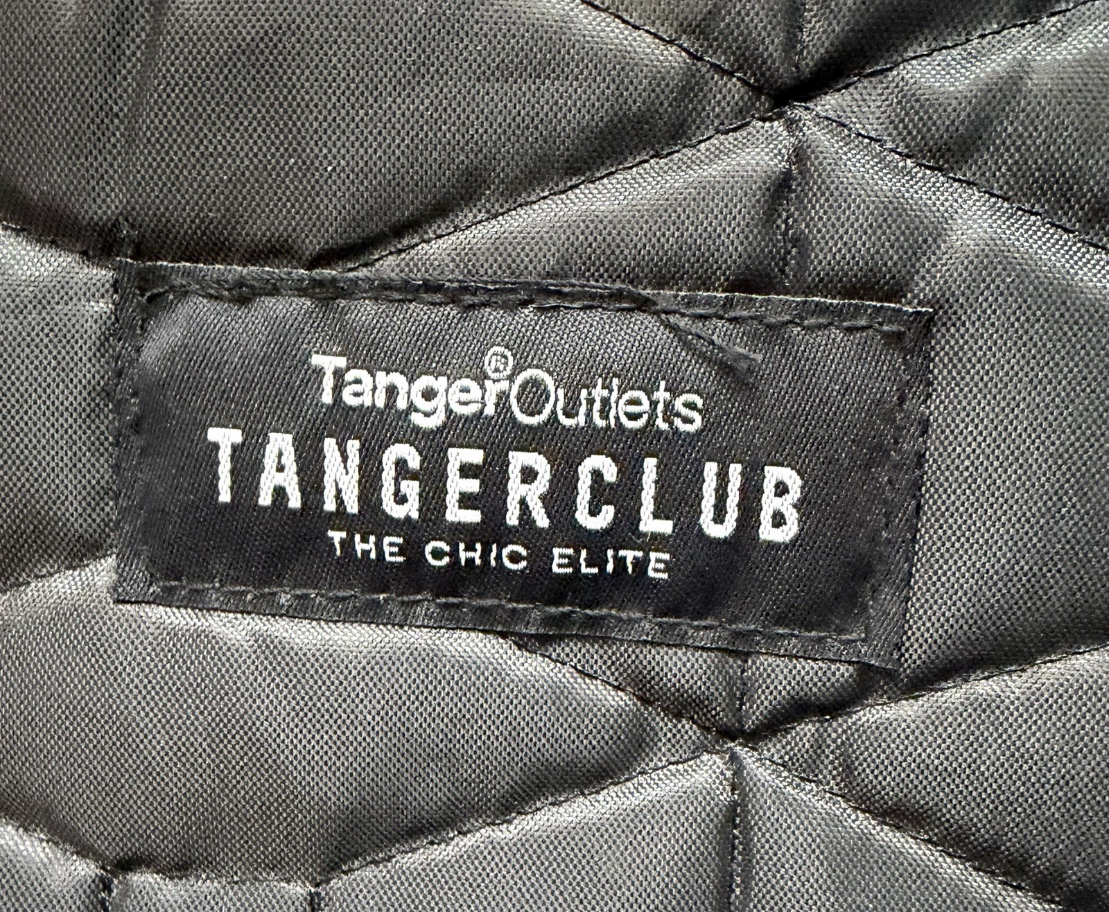Tanger Black Puffer Shoulder Bag Club Tote Bag W/ Black Straps Q0359
