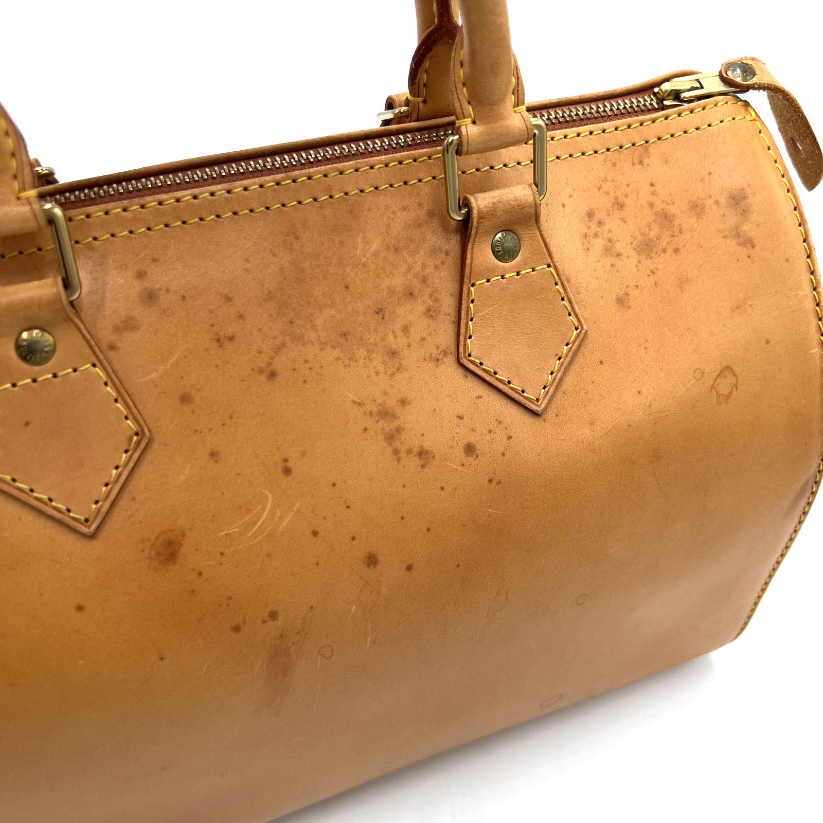 LOUIS VUITTON Speedy 30 Nomad Leather 15th Anniversary Handbag M85392 Auth Used