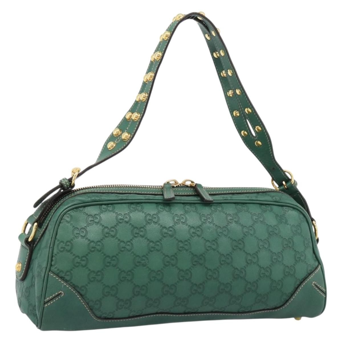 GUCCI GG Canvas Guccissima Isetan’s 120th Anniversary Green Auth 185474SAM