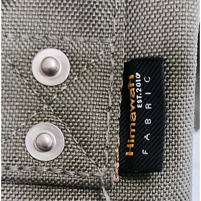 Himawari Laptop Backpack Unisex Large Olive Green Canvas Travel School Bag