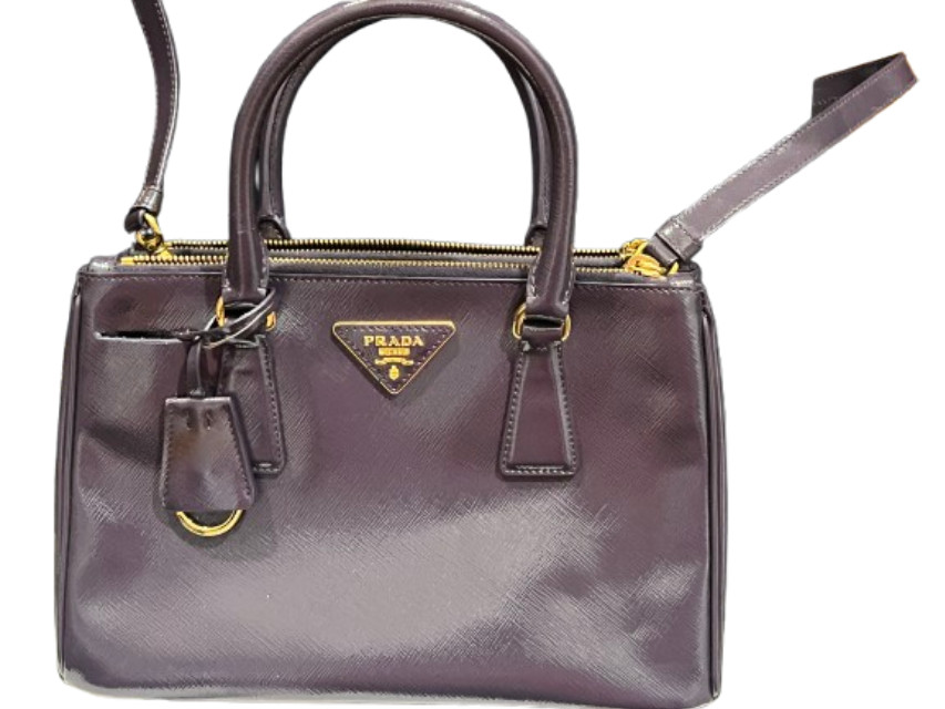 Prada Galleria Medium Saffiano Leather Top Handle Bag in PURPLE X211 26.04.11