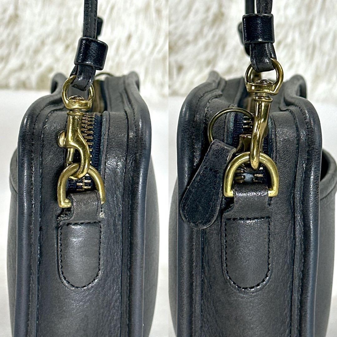 Excellent condition Old Coach 2way shoulder bag clutch bag black crossbody