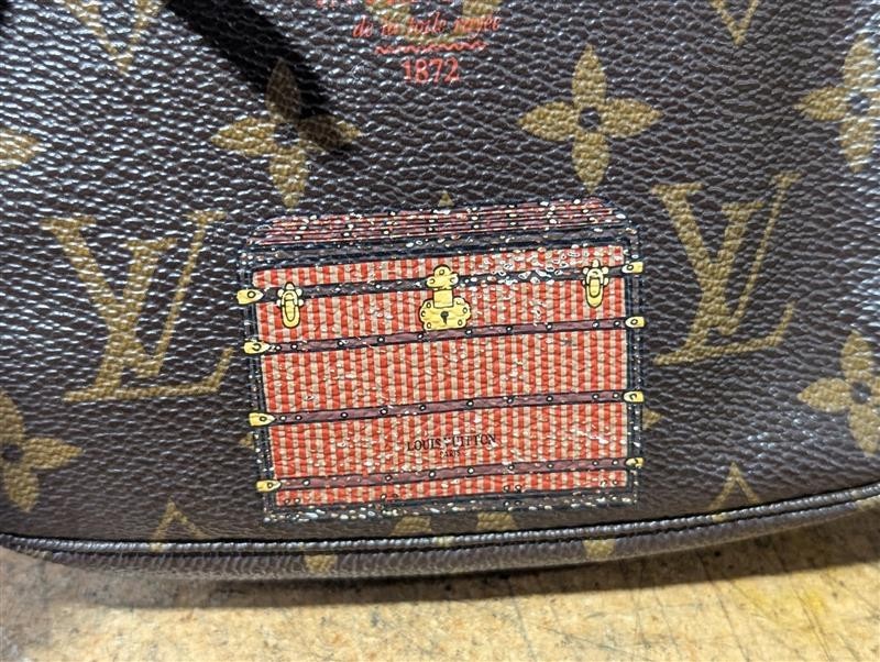 Louis Vuitton Mini Pochette Monogram Trunks Locks Limited Edition (Worn)