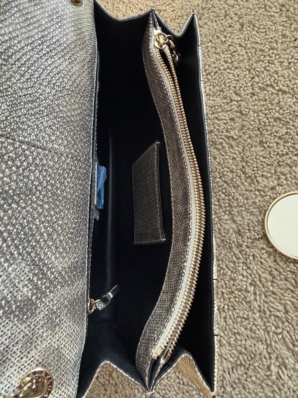 BVLGARI Serpenti Karung Leather Special Edition Medium Shoulder Bag