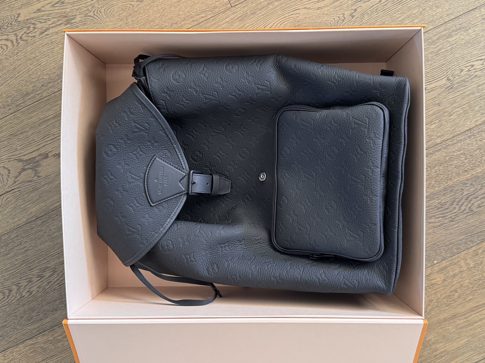 Louis Vuitton Montsouris Backpack Monogram Empreinte Black NEW M45205